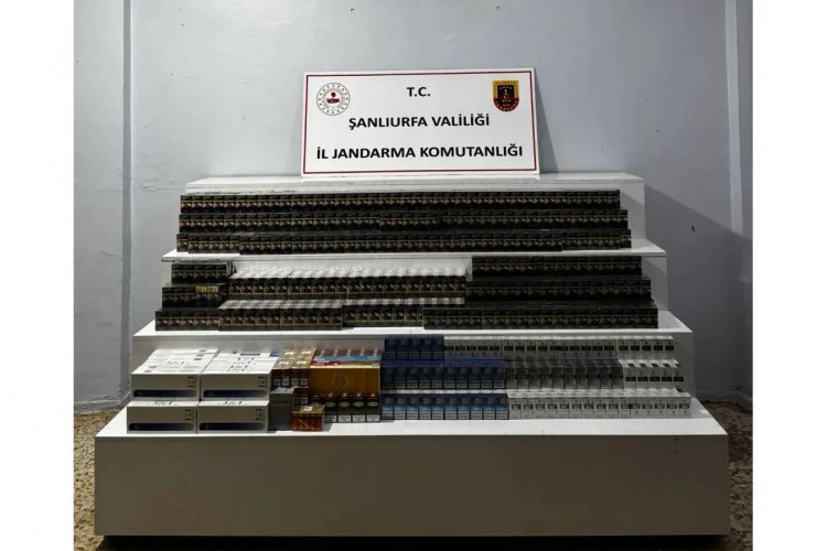 Şanlıurfa'da kaçak sigara operasyonu: 1 tutuklama