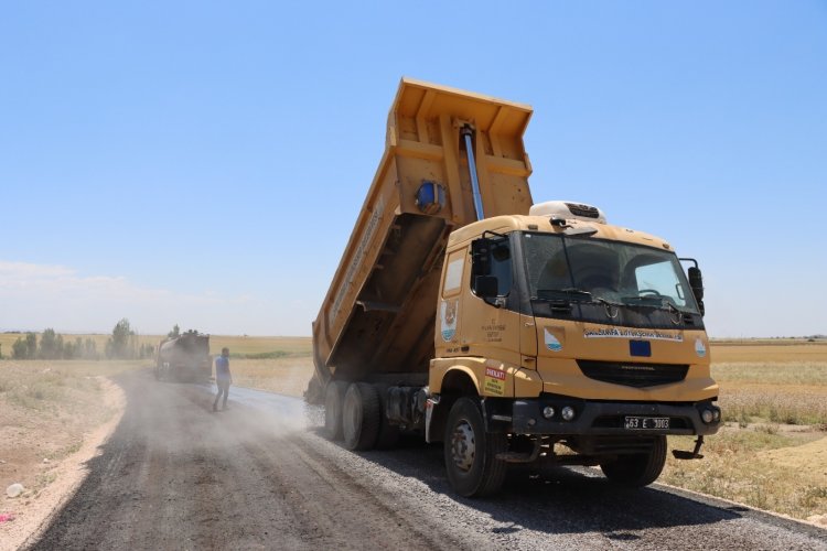 ŞANLIURFA BÜYÜKŞEHİR, 3 İLÇEYİ BETON YOLLA BİRBİRİNE BAĞLIYOR