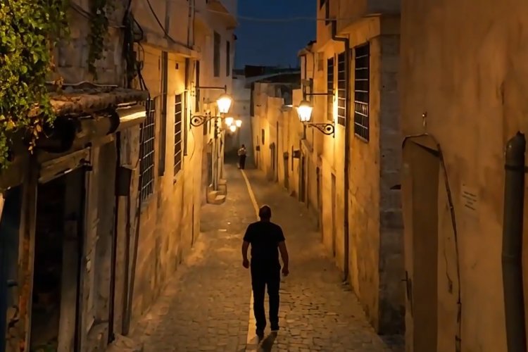Şanlıurfa’nın Tarihi Sokakları Estetik Aydınlatmayla Gece de Işıl Işıl