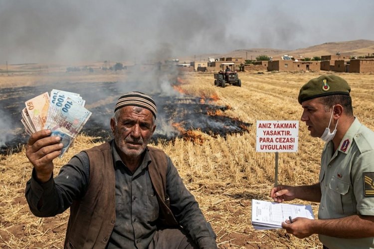Şanlıurfa'da Anız Yakan 303 Kişiye 21,2 Milyon TL Ceza