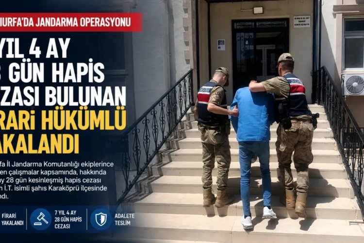 Şanlıurfa'da Firari Hükümlü Yakalandı