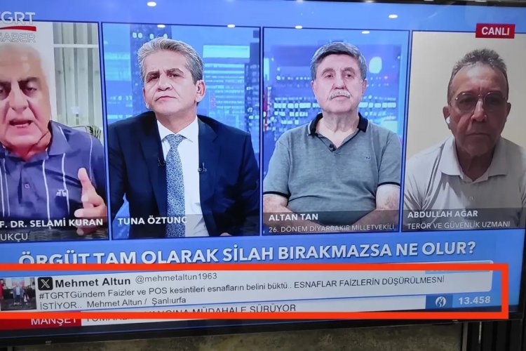 Mehmet Altun: Esnaf Bankalara Çalışıyor