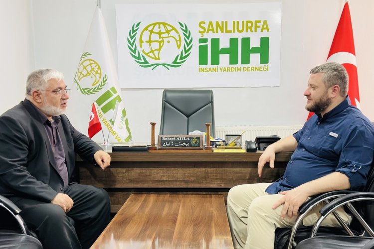 Suriye Haseke Vali Yardımcısı El-Hilali’den Şanlıurfa İHH’ya Teşekkür Ziyareti