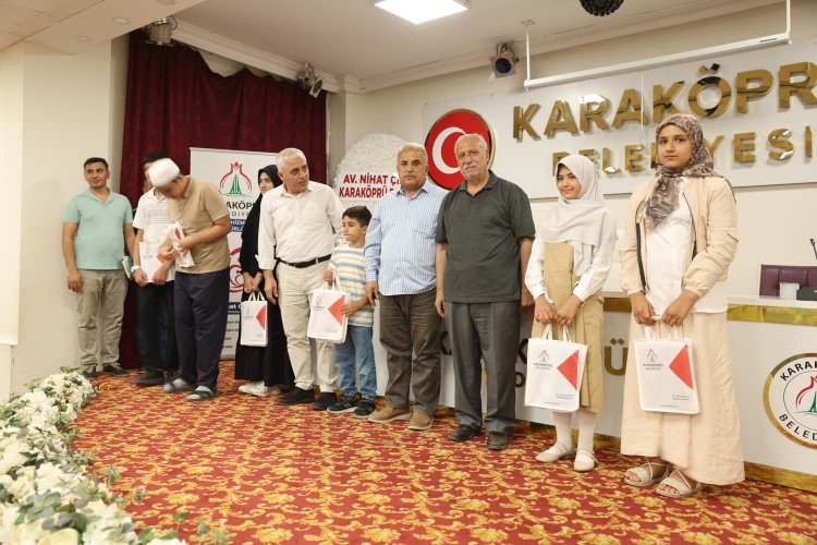 Karaköprü’de Yaz Kur’an Kursları Ödül Töreniyle Sona Erdi