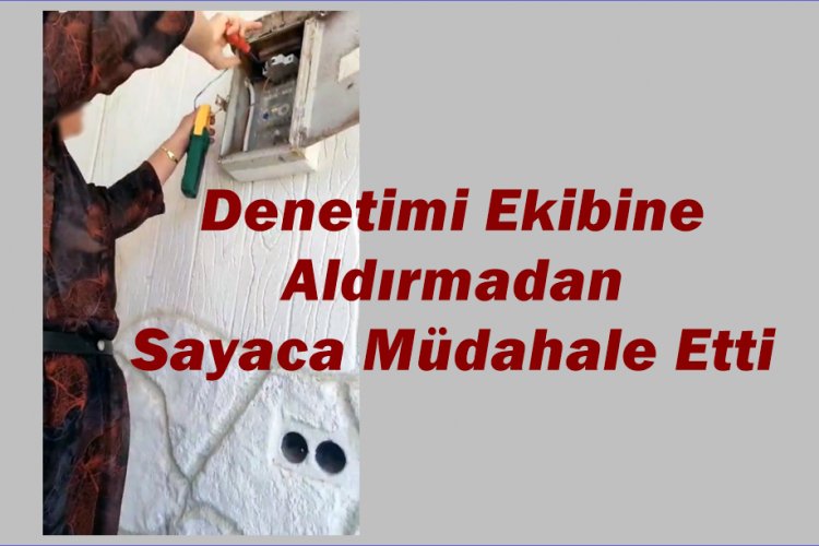 Şanlıurfa’da Tehlikeli Müdahale Kamerada: Tornavidayla Kaçak Bağlantıyı Saniyeler İçinde İptal Etti