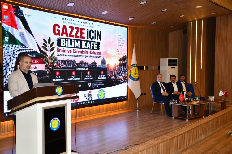 Harran Üniversitesi’nden Gazze Dayanışması: “Gazze İçin Bilim Kafe” Gerçekleştirildi